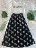 Summer NEW designer Women's Two Piece Dress Luxury brand fashion Casual Women's 2 Piece Sets