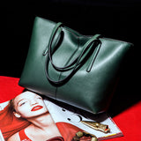 HULIANFU Pursebags  new bag fashionable and simple large-capacity tote bag portable shoulder tote bag PU women's bag