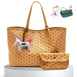 HULIANFU Korean dog tooth bag Popular trade women's bag large capacity tote bag shoulder dumpling bag large shopping bag portable mother and child bag