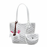 HULIANFU Korean dog tooth bag Popular trade women's bag large capacity tote bag shoulder dumpling bag large shopping bag portable mother and child bag