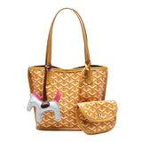 HULIANFU Korean dog tooth bag Popular trade women's bag large capacity tote bag shoulder dumpling bag large shopping bag portable mother and child bag