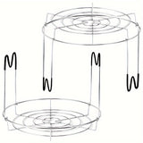 1pc 12-Inch Multipurpose Stainless Steel Canning Rack with Silicone Grip – Perfect for Mason Jars, Kitchen Organizer, Steam Canning & Pressure Canning