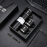1pc/1 Set Insulated Vacuum Flask - 500ml/16.9oz Thermal Water Bottle with 2 Extra Cup Lids, Keeps Hot and Cold for Hours, Perfect for Travel, Summer, Winter, and Gifts