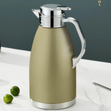 1pc Large Capacity Stainless Steel Insulation Kettle - Coffee Server with Heating, Water Warming, and Storage Functions for Home, Kitchen, Outdoor Camping, and Restaurant Use - Durable, Portable, and Space-Saving Design
