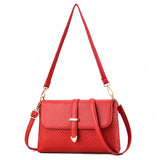 HULIANFU Middle-aged women's bag mother bag fashion  new versatile soft leather middle-aged and elderly small bag women's shoulder messenger bag