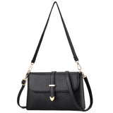 HULIANFU Middle-aged women's bag mother bag fashion  new versatile soft leather middle-aged and elderly small bag women's shoulder messenger bag