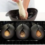 1pc Ultimate Kitchen Companion - Multifunctional Silicone Bread Maker, Vegetable Steamer, Non-Stick Baking Pan, and Toaster with Easy Food Release, Space-Saving Design, and Heat-Resistant Handle