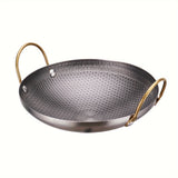 Versatile Non-Stick Stainless Steel Griddle - Perfect for Outdoor BBQs, Camping & Hiking | Easy Clean Cookware