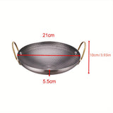 Versatile Non-Stick Stainless Steel Griddle - Perfect for Outdoor BBQs, Camping & Hiking | Easy Clean Cookware