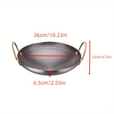 Versatile Non-Stick Stainless Steel Griddle - Perfect for Outdoor BBQs, Camping & Hiking | Easy Clean Cookware