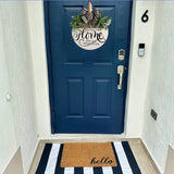 1pc Autumn Welcome Hanging Wooden Decoration for Front Door, Home, Outdoor