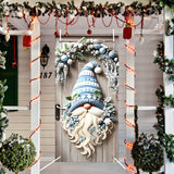 Modern Polyester Christmas Door Hanging - 1pc Festive Gnome Patterned Porch Decor, New Year's Day Tassel Garland, No Electricity or Battery Needed, Ideal for Home and Party Decoration, Holiday Gift