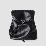 HULIANFU ZR women's bag stray bag mailman bag diamond chain new black rock soft shoulder messenger handbag bag