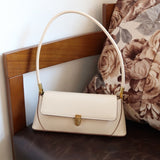 HULIANFU Bag women's niche design retro baguette underarm bag advanced sense popular new trendy single shoulder portable women's bag hand carry
