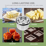 2 Pcs Stainless Steel Double Boiler Pot Chocolate Melting Pot Soap Candle Candy Making Tool Kit Wax Melting Heat Proof Bowl For Melting Chocolate, Butter, Cheese, Caramel, Candy, Candle, Wax