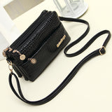HULIANFU Women's bag women's 2022 new summer shoulder messenger bag small bag handbag crocodile pattern women's bag Popular trade wholesale