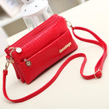 HULIANFU Women's bag women's 2022 new summer shoulder messenger bag small bag handbag crocodile pattern women's bag Popular trade wholesale