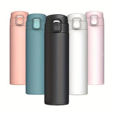 1pc Insulated Stainless Steel Vacuum Flask - Keeps Drinks Hot/Cold for Hours, 320ml/450ml Travel Thermal Cup for Summer/Winter, Perfect Gift for Outdoor Enthusiasts