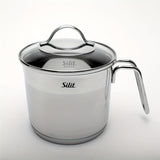 1pcs Stainless Steel Milk Pot, Milk Cup, Stirring Cup, Sauce Pot, Jam Pot, Making Food Supplement, Snow Soaking, Cooking Oatmeal, Kitchenware, Kitchen Items, Kitchen Gadgets