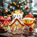 Christmas Treat Bags Set - 25/50pcs Cute Cartoon Self-Sealing Gift Bags for Snacks, Candy & Cookies - Perfect for Holiday Parties & Baking Essentials