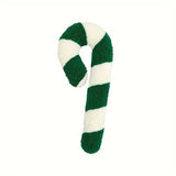 Red And White Soft And Skin-friendly Christmas Candy Cane Shaped Pillow - Cute Plush Pillow Christmas Decoration Holiday Gift Sofa Decoration Pillow Decorative Pillow