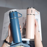 1pc Multi-Business Insulated Mug, 500 Ml/16.9 Oz, Carry It To Work, School, Travel, In The Car, Stainless Steel Vacuum Insulated Water Bottle, Coffee, Hot Drinks, Cold Drinks, Kettle Eid Al-Adha Mubarak