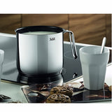 1pcs Stainless Steel Milk Pot, Milk Cup, Stirring Cup, Sauce Pot, Jam Pot, Making Food Supplement, Snow Soaking, Cooking Oatmeal, Kitchenware, Kitchen Items, Kitchen Gadgets