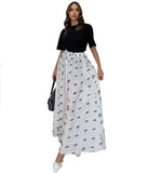 Summer NEW designer Women's Two Piece Dress Luxury brand fashion Casual Women's 2 Piece Sets