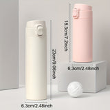 1pc Insulated Stainless Steel Vacuum Flask - Keeps Drinks Hot/Cold for Hours, 320ml/450ml Travel Thermal Cup for Summer/Winter, Perfect Gift for Outdoor Enthusiasts