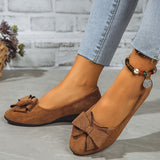 Chic Bowknot Wedge Heels - Lightweight, Comfortable, Slip-On Platform Shoes for Women - Perfect for Casual Daily Wear, Outdoor Activities, and Special Occasions