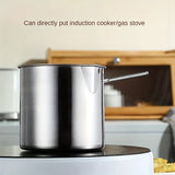 1pc Japanese-Style Mini Deep Fryer Pot - 304 Stainless Steel Gas Frying Pot with Filter Net for Tempura Oil Saving - Compact Space-Saving Design for Household Kitchen