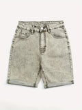Ultra-Stretch Peach Skinny Denim Shorts - Flattering Roll-Up Hem, Fashion-Forward Style for Womens Casual Wardrobe