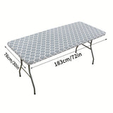 1pc Premium Stretch Polyester Tablecloth - Elastic, Washable, Spandex Fitted Cover for Round Highboy Tables - Perfect for Party, Wedding Decor, Cocktail Events, and Outdoor Gatherings