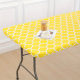 1pc Premium Stretch Polyester Tablecloth - Elastic, Washable, Spandex Fitted Cover for Round Highboy Tables - Perfect for Party, Wedding Decor, Cocktail Events, and Outdoor Gatherings
