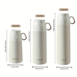 1pc Stainless Steel Thermal Cup, With Gift Box Set, Double Layer Leakproof Insulated Water Bottle, Keeps Hot And Cold Drinks For Hours, Suitable For Cycling, Backpacking, Office Or Car, School, Party, Camping, Travel Accessories