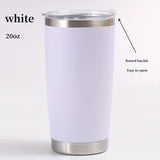 1pc Insulated Stainless Steel Vacuum Cup - 20oz Double-Layer Leakproof Flask with Lid for Hot and Cold Drinks - Perfect for Outdoor Enthusiasts, Commuters, and Students - Retains Temperature for Hours with Sweat-Free Design