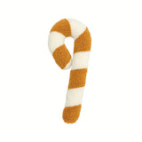 Red And White Soft And Skin-friendly Christmas Candy Cane Shaped Pillow - Cute Plush Pillow Christmas Decoration Holiday Gift Sofa Decoration Pillow Decorative Pillow