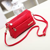 HULIANFU Women's bag women's 2022 new summer shoulder messenger bag small bag handbag crocodile pattern women's bag Popular trade wholesale