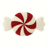 Red And White Soft And Skin-friendly Christmas Candy Cane Shaped Pillow - Cute Plush Pillow Christmas Decoration Holiday Gift Sofa Decoration Pillow Decorative Pillow