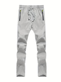 High-Waisted Climbing Pants for Women - Moisture-Wicking, Four-Way Stretch, Zippered Pockets, Drawstring Waistband, Breathable, Quick-Drying, Outdoor Sports Activewear for Hiking, Mountaineering, and Fitness Enthusiasts