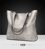 HULIANFU 2025 fashion oil wax pitot big bag  new large-capacity handbag single shoulder crossbody retro women's bag tide