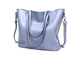 HULIANFU 2025 fashion oil wax pitot big bag  new large-capacity handbag single shoulder crossbody retro women's bag tide