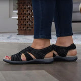 hulianfu Women Sport Sandals Solid Color Hollow Out Summer Casual Lady Sandalias Drawstring Adjustable Comfy Outdoor Beach Shoes Zapatos