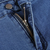 hulianfu Spring Autumn Sexy High Rise Straight Panelled Denim Jeans Wide Leg Streetwear Casual Dark Blue Women's Long Skinny Pants