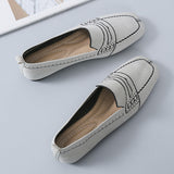 hulianfu Women Flat Pump Shoes Spring Ladies Flying Woven Shallow Slip-on Single Shoes Women Casual Lazy Peas Shoes Zapatos de mujer
