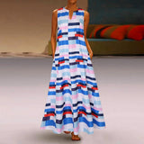 Floral Print Boho Casual Long Dress Summer Clothes For Women V-neck Sexy Off Shoulder Ladies Dresses Plus Size Maxi Dress