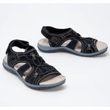 hulianfu Women Sport Sandals Solid Color Hollow Out Summer Casual Lady Sandalias Drawstring Adjustable Comfy Outdoor Beach Shoes Zapatos