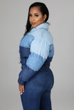 hulianfu RT Casual Women Jackets  Turn Down Collar Zippers Velvet Short Coat Patchwork Print Pattern High Street Overcoat