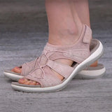 hulianfu Women Sport Sandals Solid Color Hollow Out Summer Casual Lady Sandalias Drawstring Adjustable Comfy Outdoor Beach Shoes Zapatos