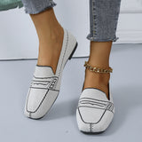 hulianfu Women Flat Pump Shoes Spring Ladies Flying Woven Shallow Slip-on Single Shoes Women Casual Lazy Peas Shoes Zapatos de mujer